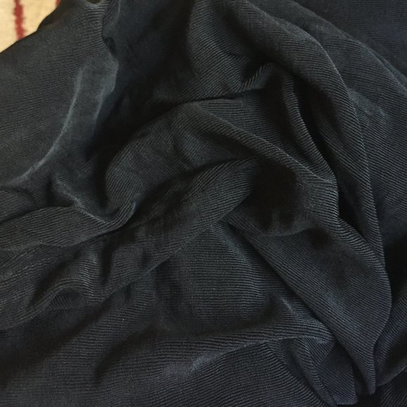 VTG 80’s / 90’s Black Slinky Flown Boho Pants - Picture 8 of 8